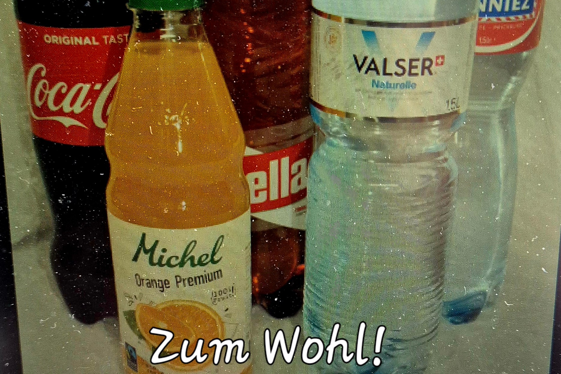 Flaschen mit Getr&auml;nken