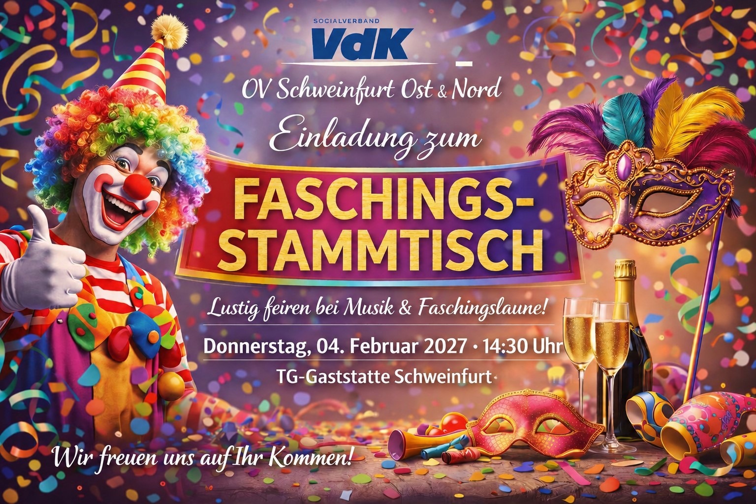 Faschings-Stammtisch