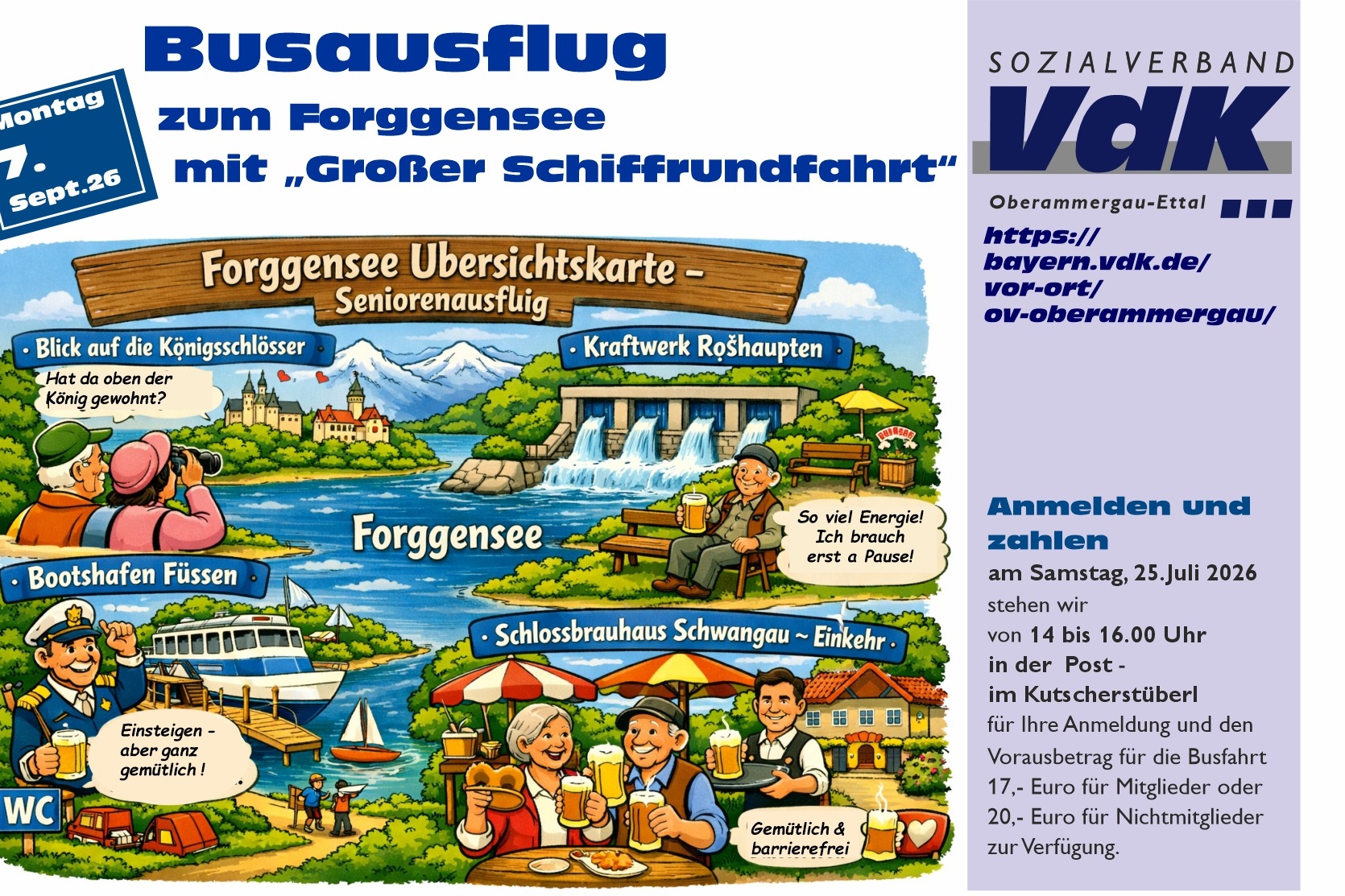 Busausflug Forggensee
