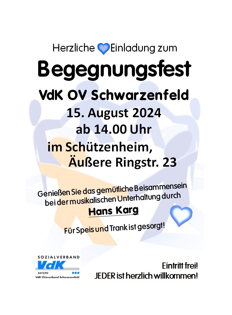 Begegnungsfest 2024 Vdk OV Schwarzenfeld