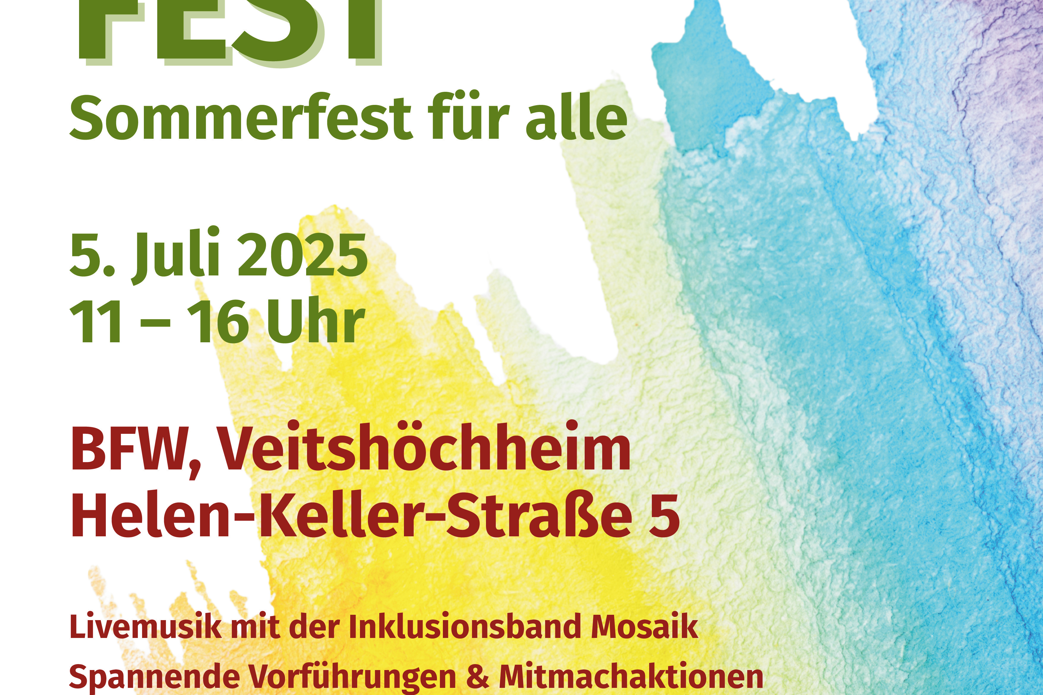 Sommerfest 2025 PDF zum Sommerfest