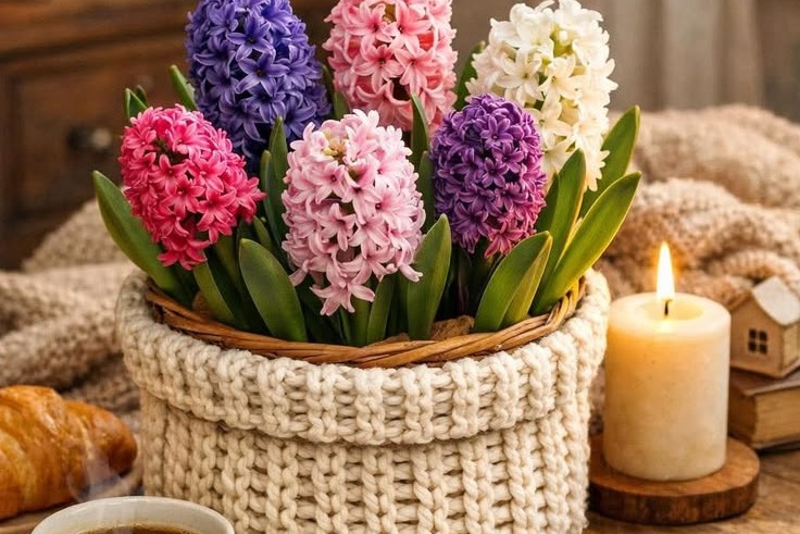 Danke für Care Arbeit Bunte Blumen