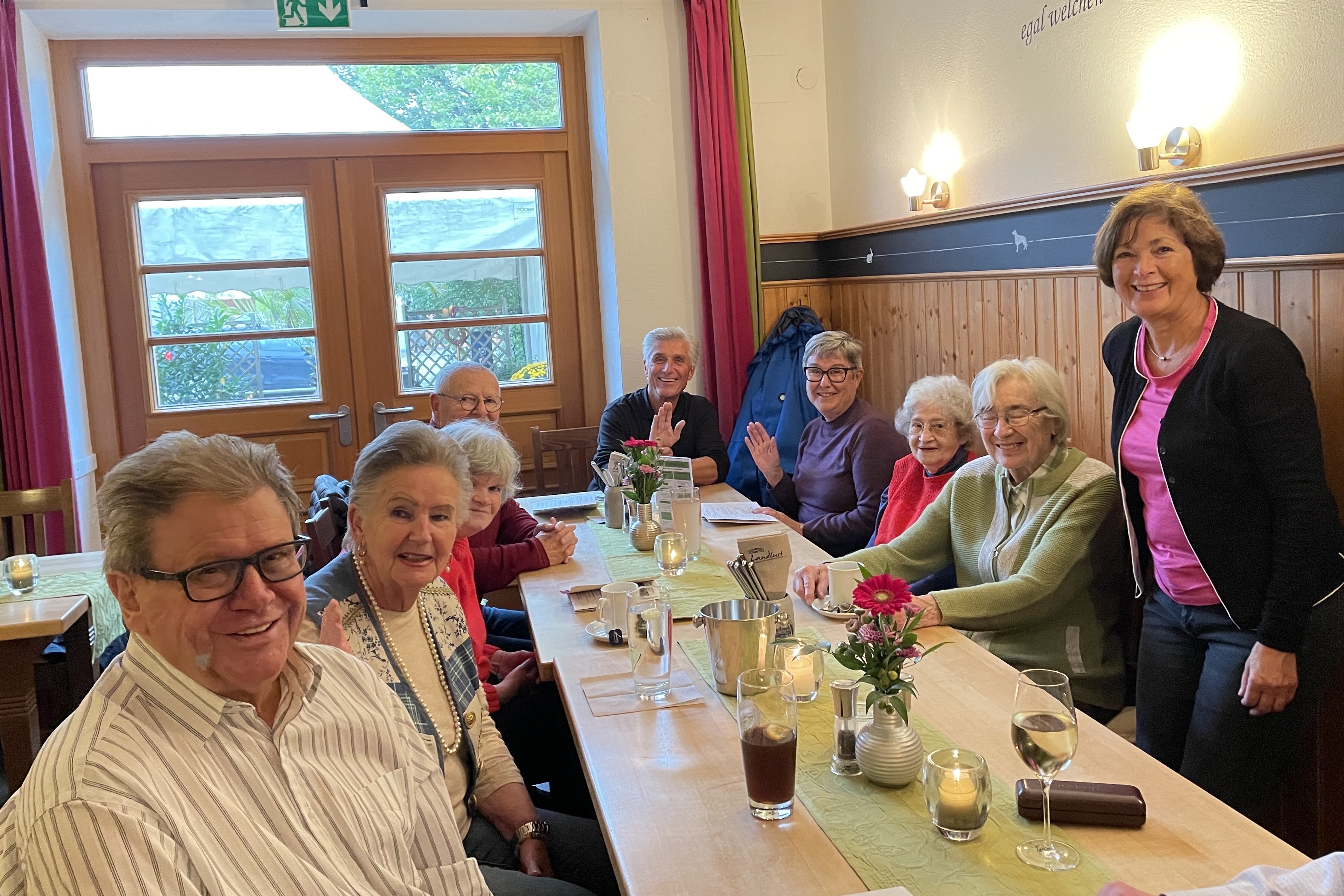 Gem&uuml;tliches Beisammensein beim Stammtisch