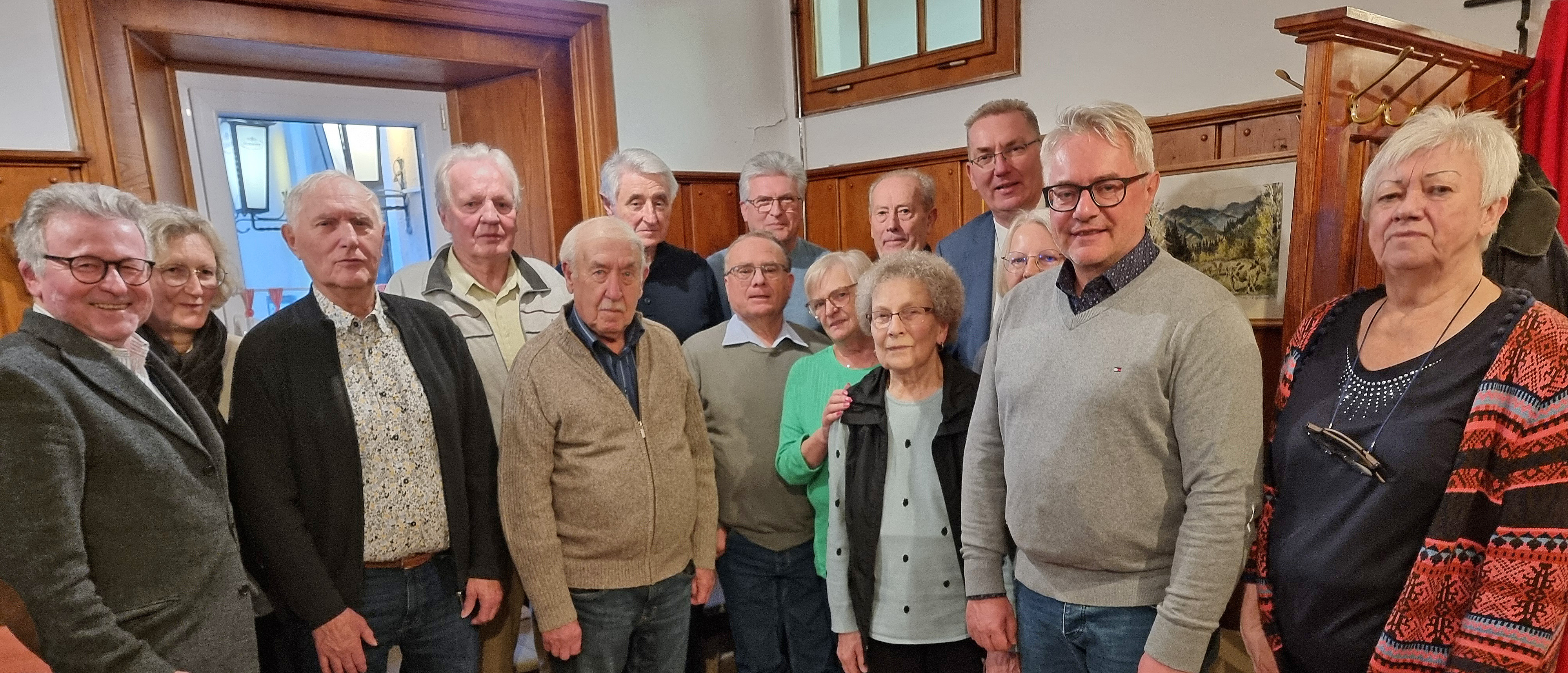 Glückliche Jubilare im Stadtcafe in Helmbrechts