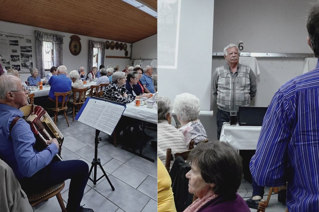 Gespannte Unterhaltung bei der Muttertags Feier