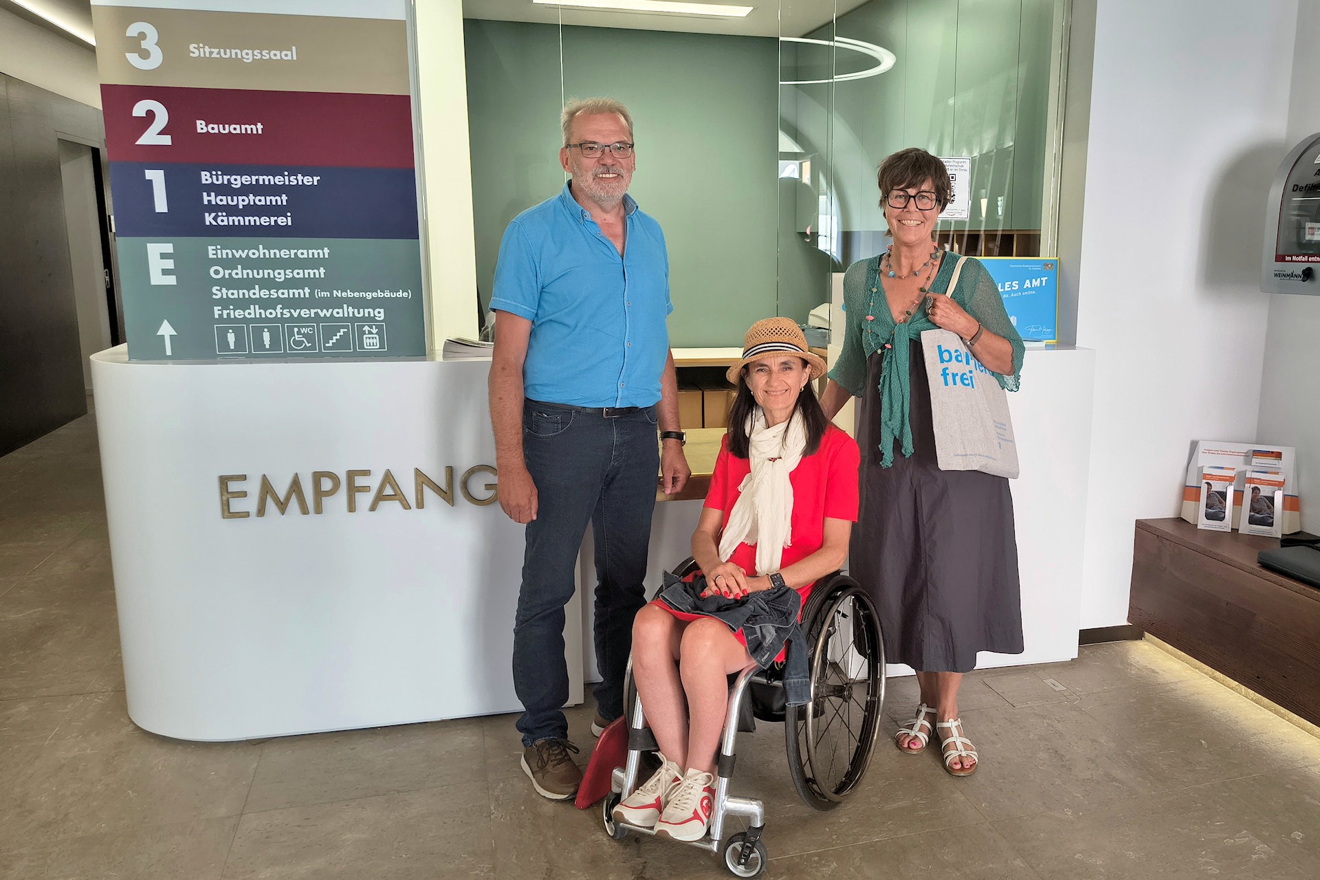 Josef Koll - Marion Huber-Schallner - Dipl.-Ing (FH) Susanne Moog