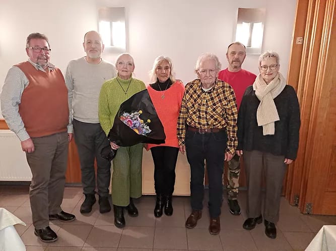 v.l. Heinz Heeg, Heiko Völker, Jutta-Marita Hempfling, Mercedes Trester, Wolfgang Hempfling, Jürgen Horrix, Kerstin Wilson