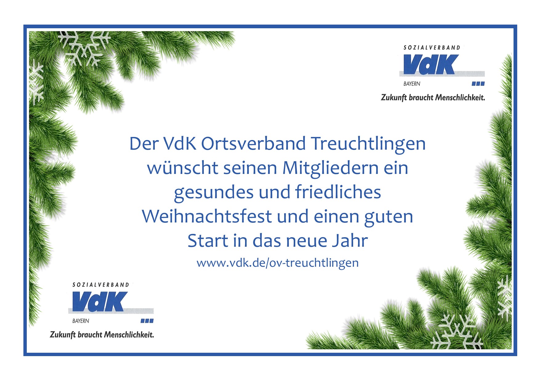 Weihnachts- und Neujahrsgrüße