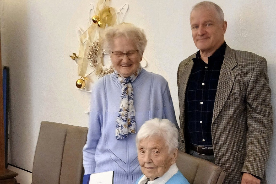 101. Geburtstag und 25-jährige Mitgliedschaft