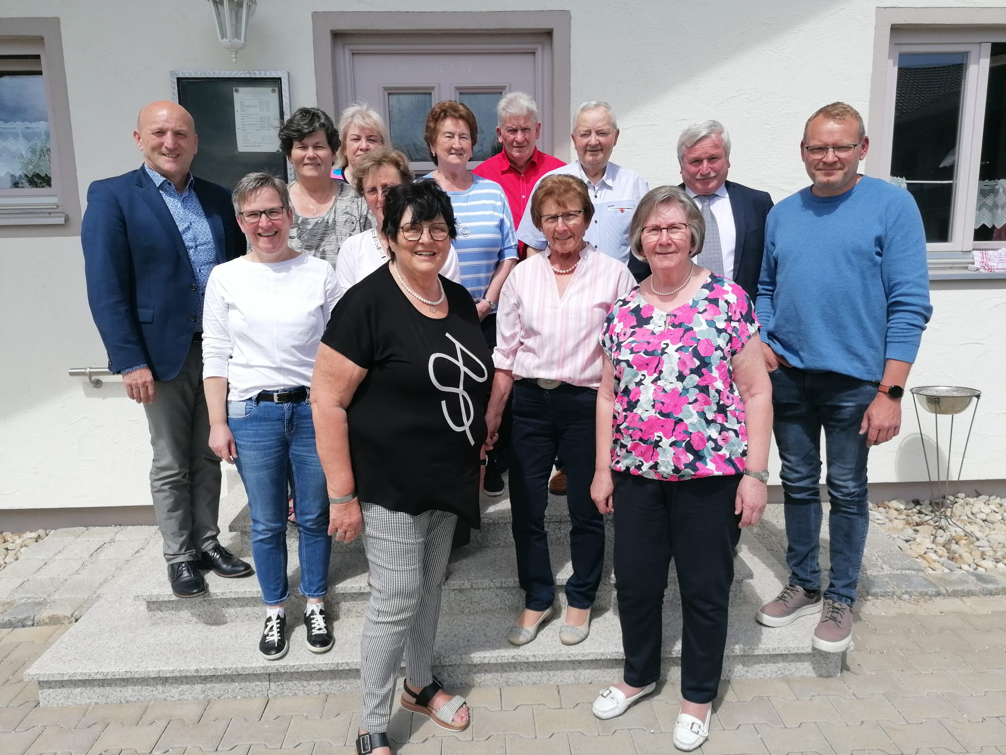 Die Vorstandschaft mit beiden Bürgermeistern Kreisgeschäftstelle Dingolfing-Landau