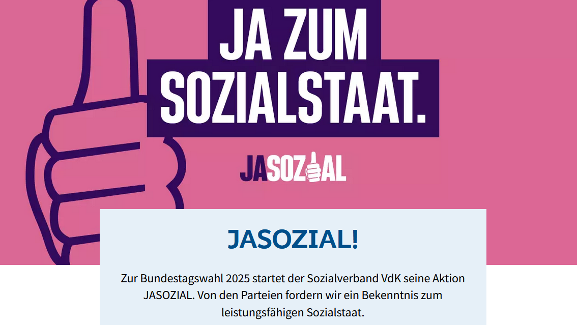 "JASOZIAL" Ja zum Sozialstaat