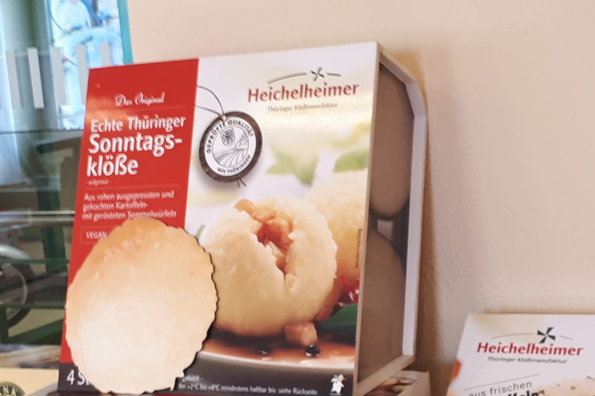 Thüringer Klöße Abbildung einer Packung Thüringer Klöße