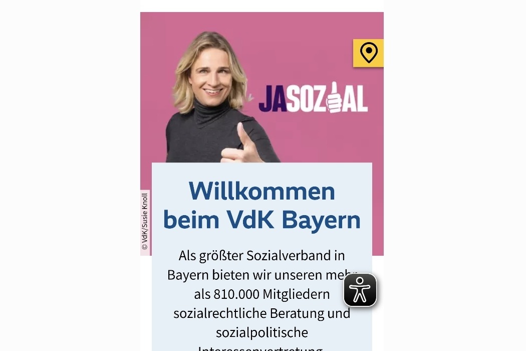 Verena Bentele Motivationsbild VdK mit Verena Bentele