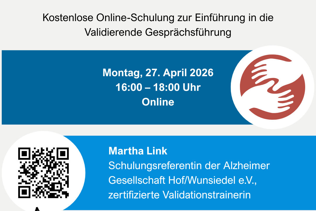 Flyer Menschen mit Demenz mit Empathie und Achtsamkeit begleiten