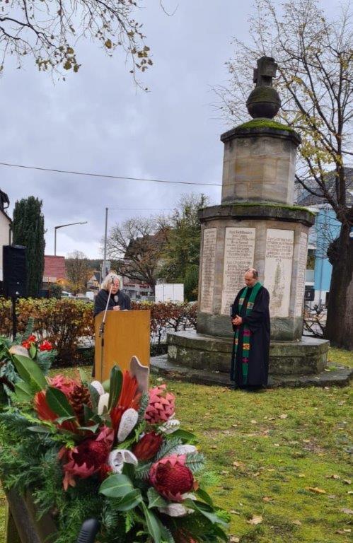 Kranzniederlegung in Winkelhaid, Sedansgärtlein