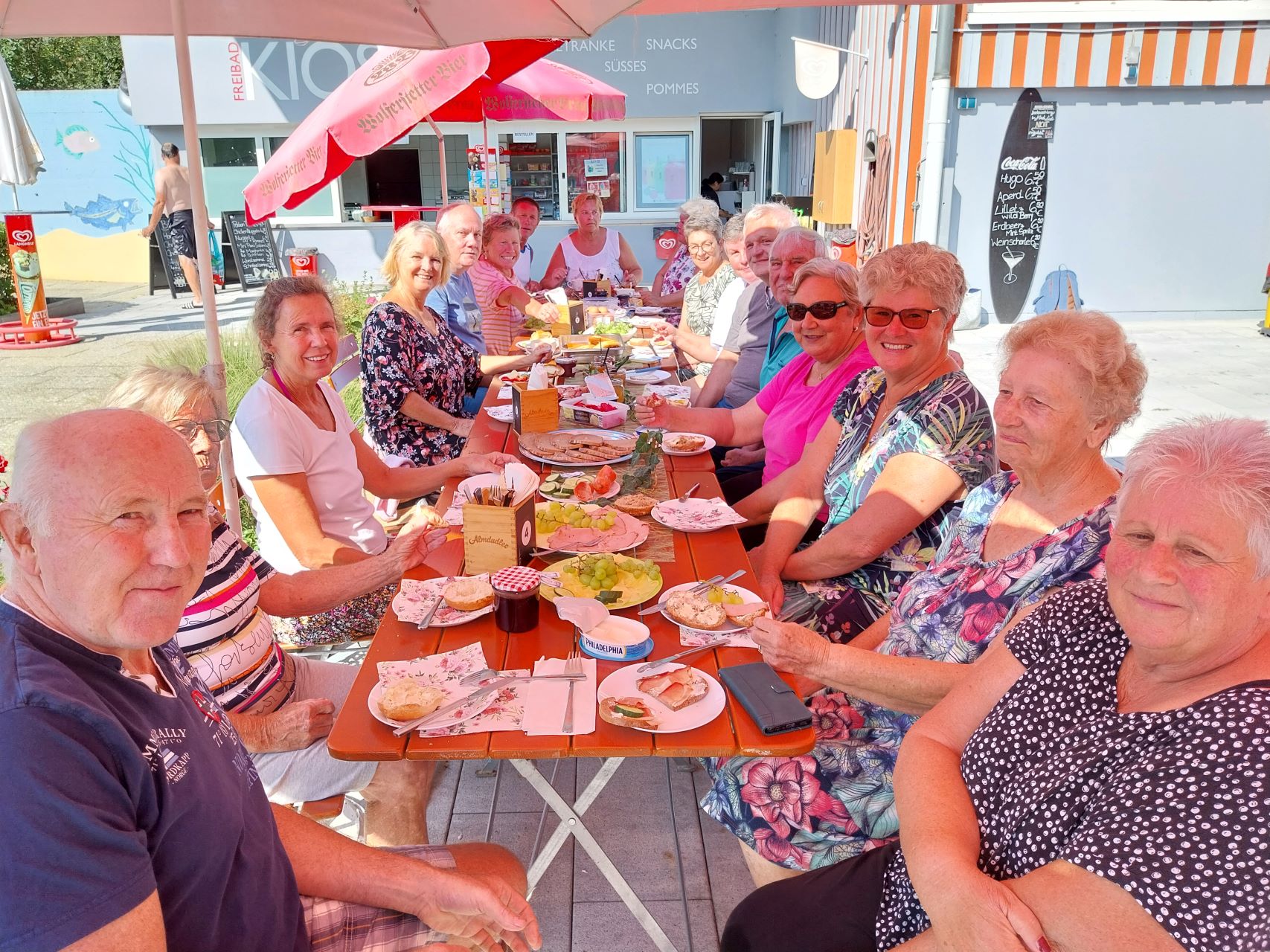 Gemeinsames Frühstück Wassergymnastik 28.08.24