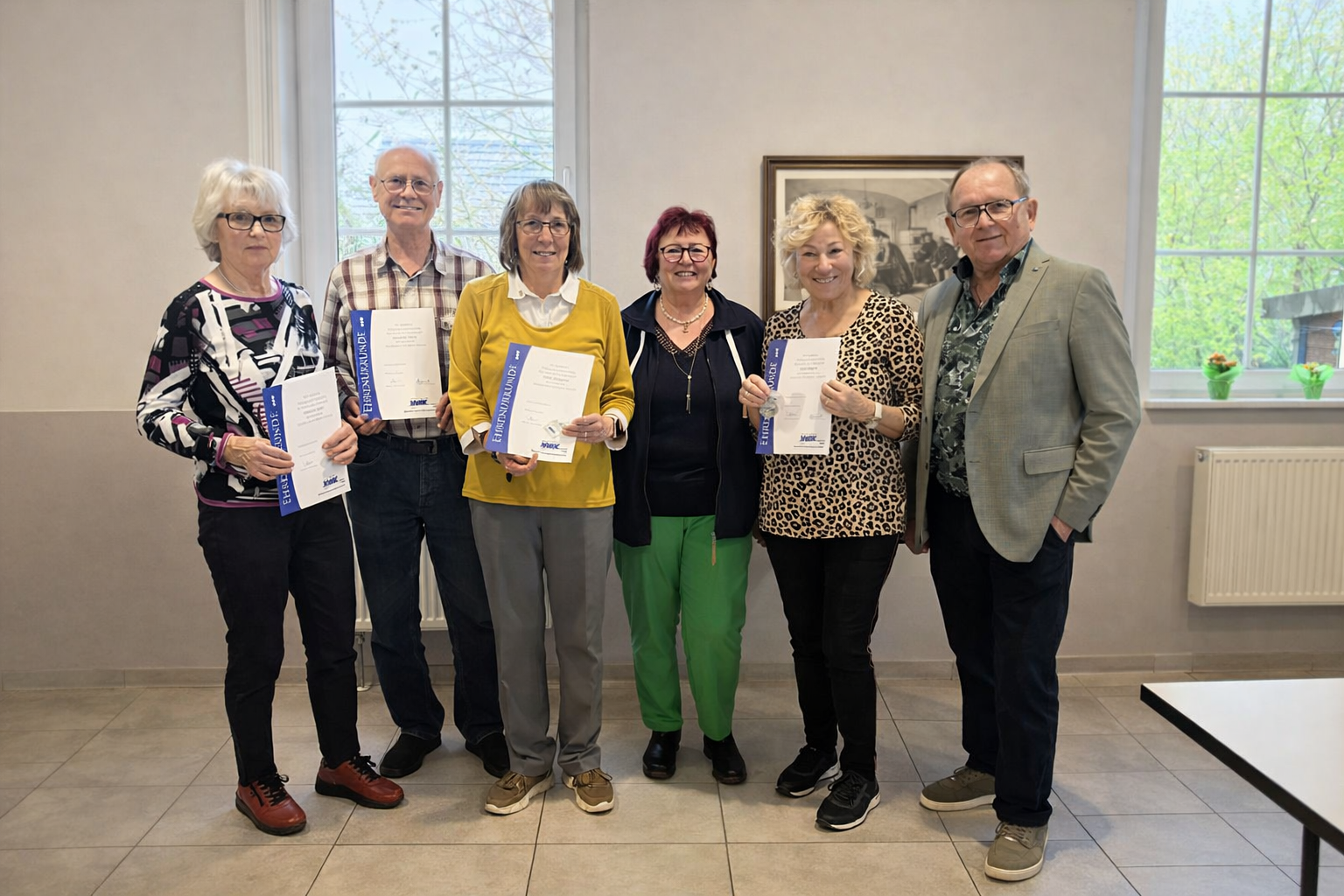 Ehrung langj&auml;hriger Mitglieder