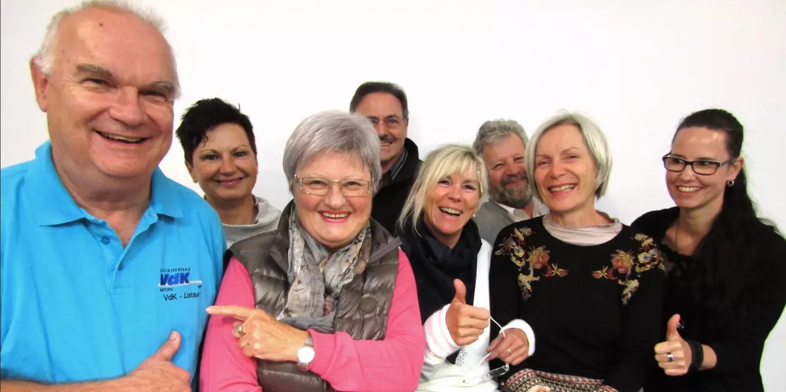 Gruppenfoto der VdK-Lotsinnen und -Lotsen.