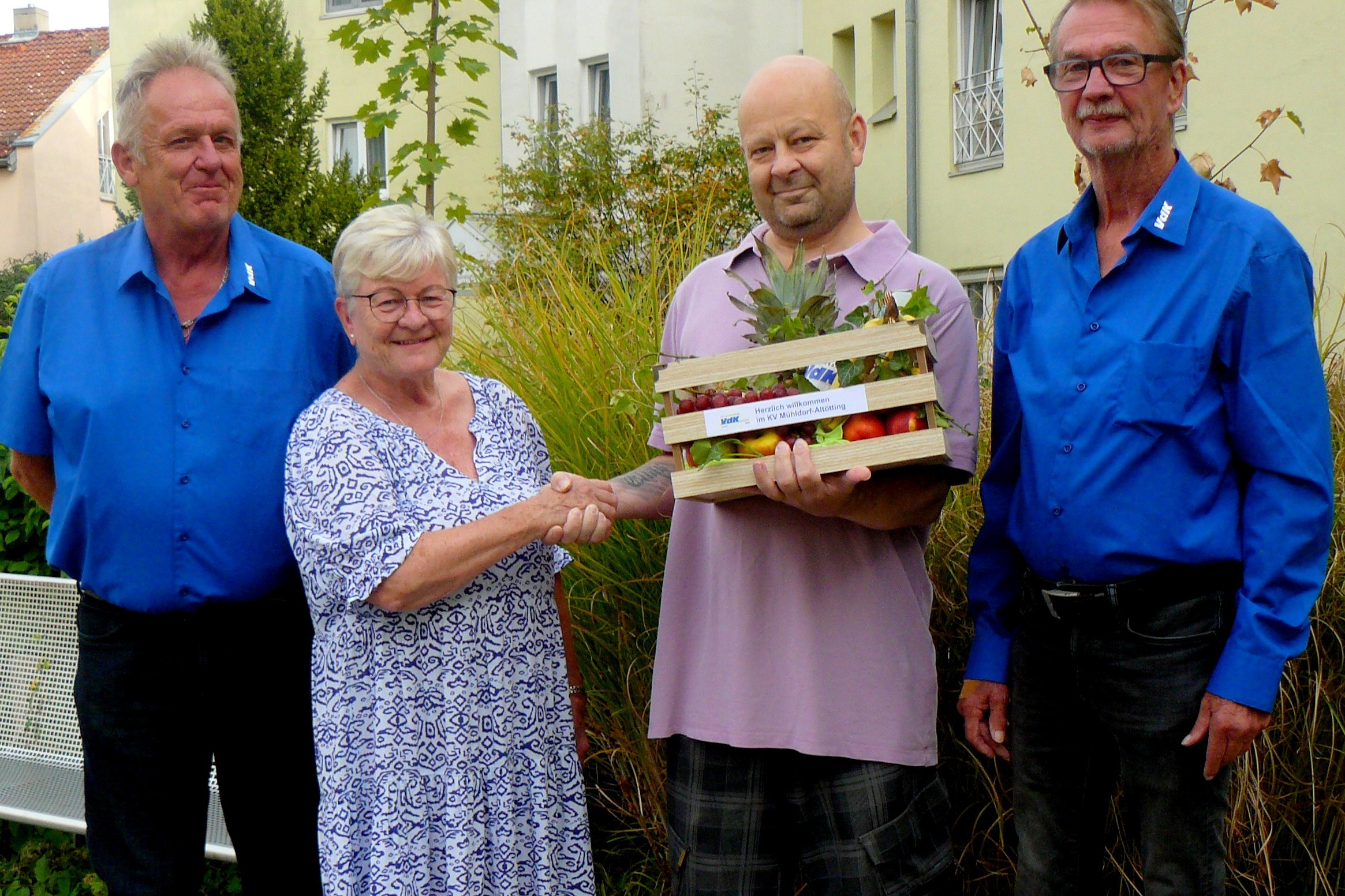 v.l. J&uuml;rgen Zabelt, Rosina von R&ouml;nnebeck, Artur M&auml;rz, Wolfgang Mikolajetz
