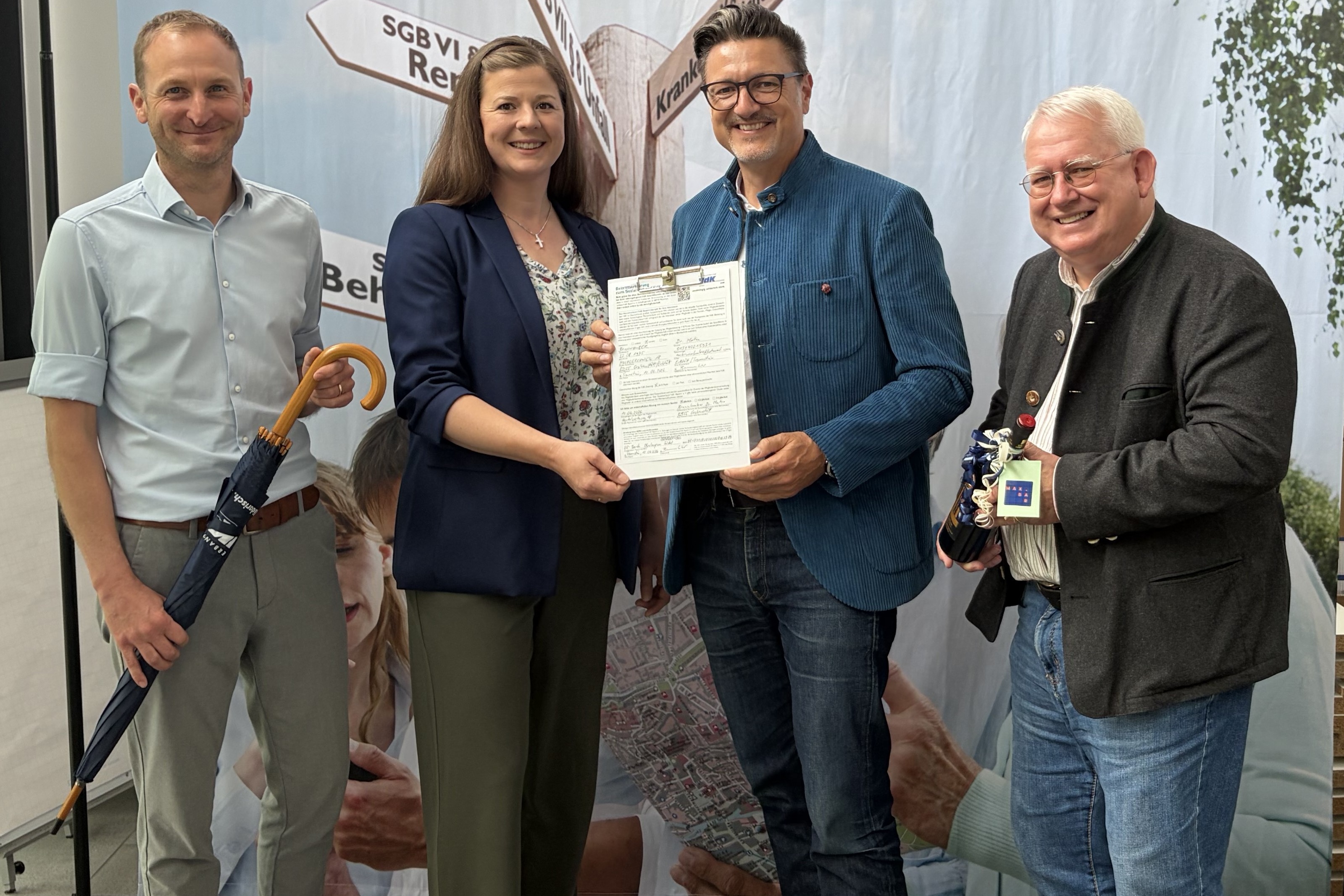 Foto 17.000. Mitglied VdK Kreisverband Traunstein