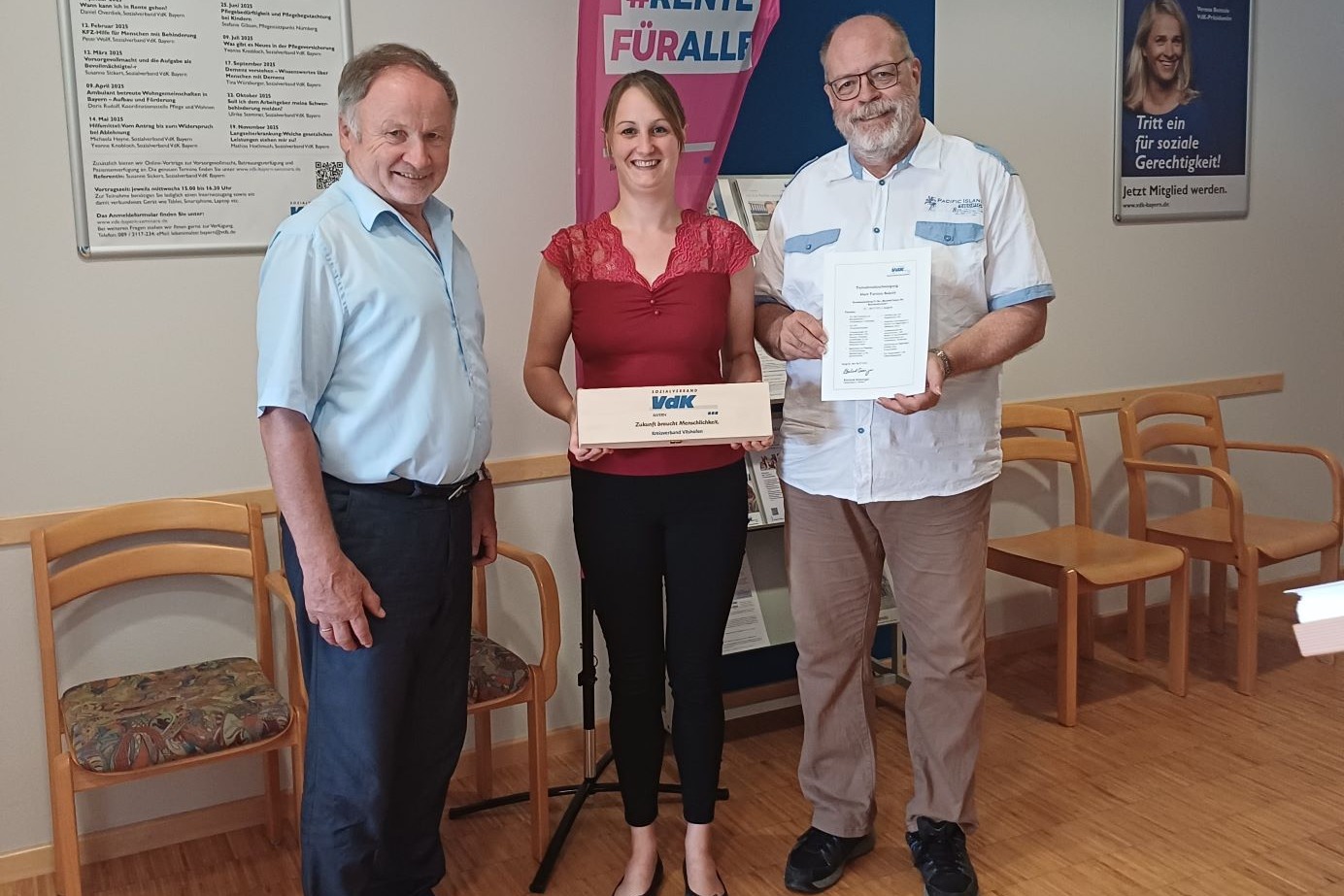 Von links: Wilhelm Wagenpfeil, Andrea Knott, Torsten Rebohl Von links: Wilhelm Wagenpfeil, Andrea Knott, Torsten Rebohl