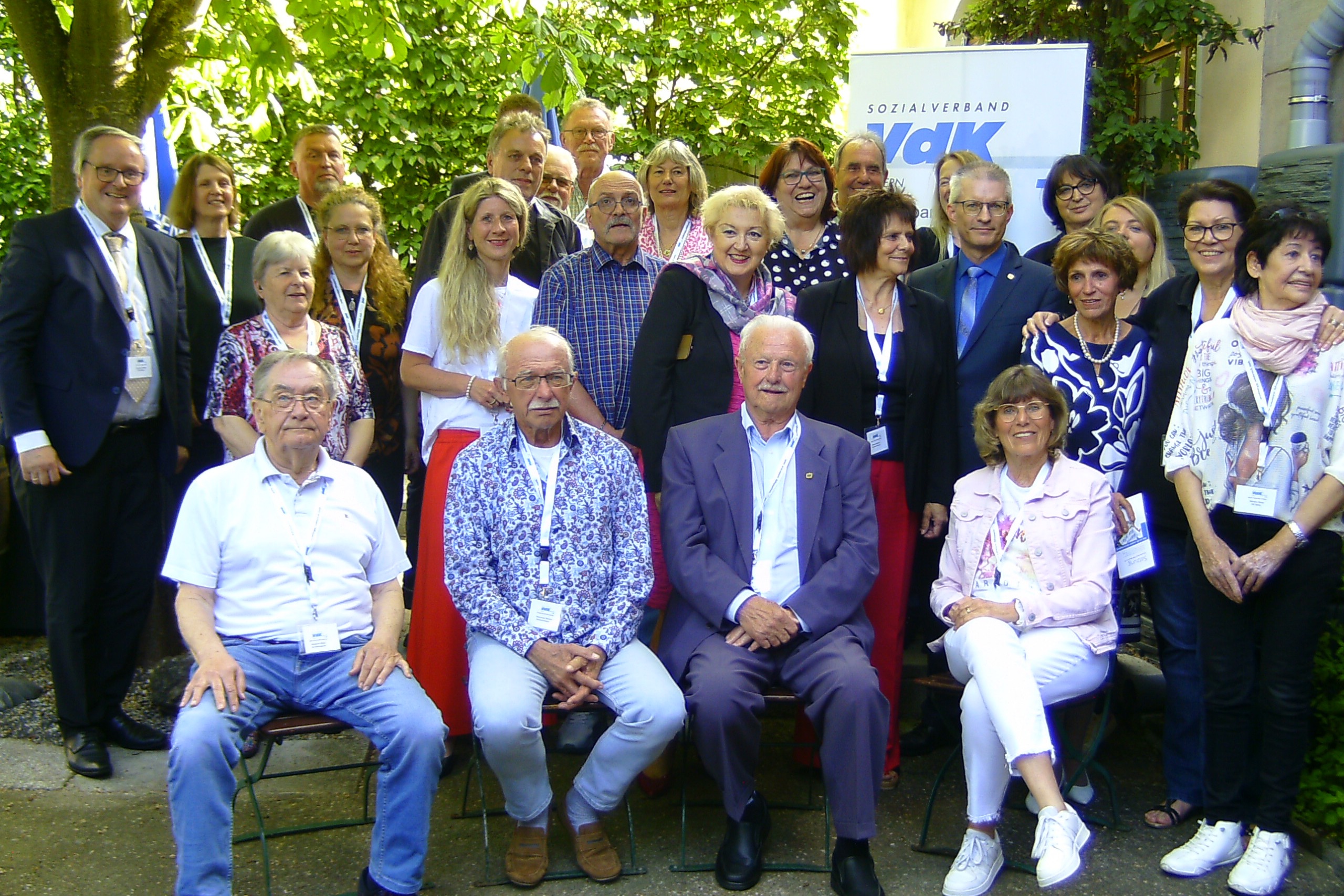 Gruppenfoto der neu gew&auml;hlten Vorstandschaft