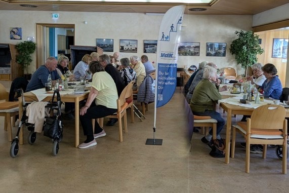 VdK Waldkraiburg, gesellige Runde beim VdK Nachmittag