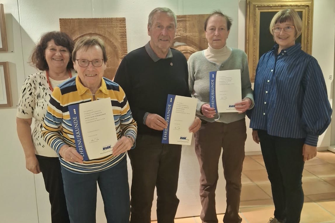Ehrung langj&auml;hriger Mitglieder