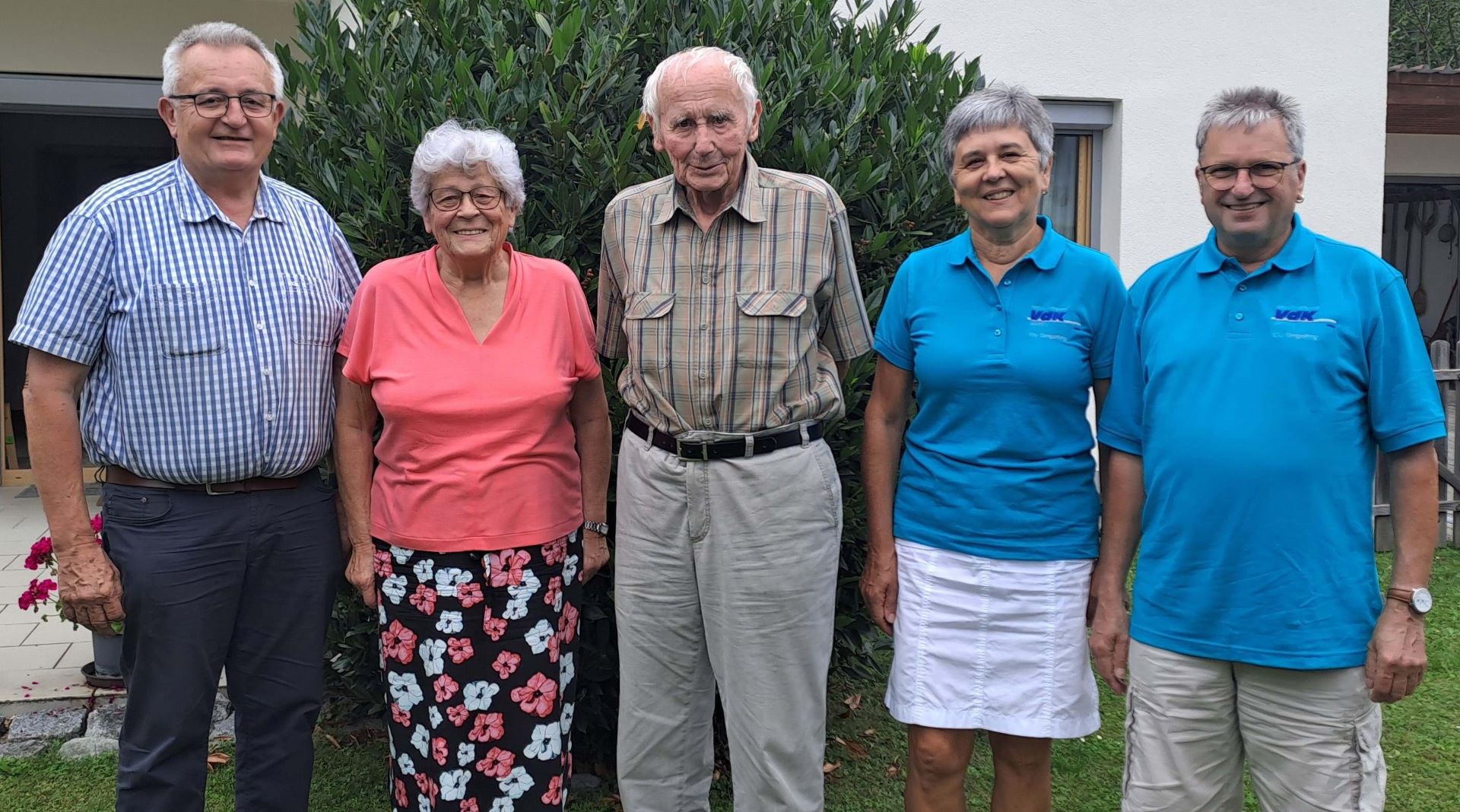 VdK OV gratuliert Johann Steinbeißer zum 85. Geb.