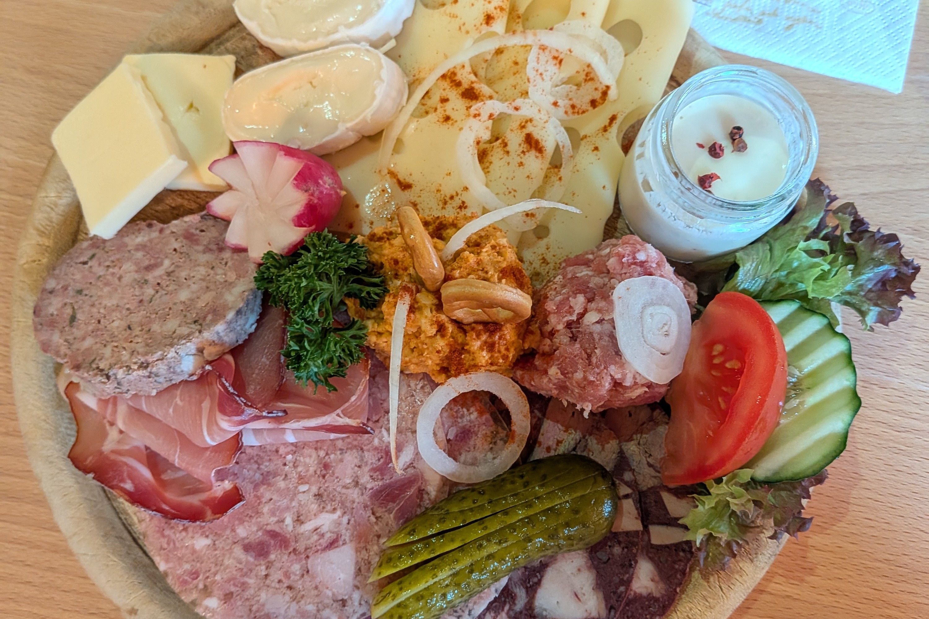 fr&auml;nkische Brotzeitplatte