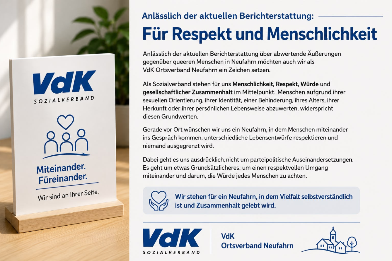 F&uuml;r Respekt und Meschlichkeit
