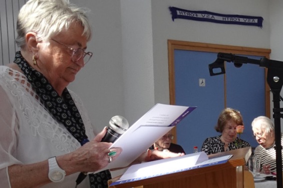 derzeitige stellvertr. Vorsitzende Elfriede Korn-K&ouml;rner