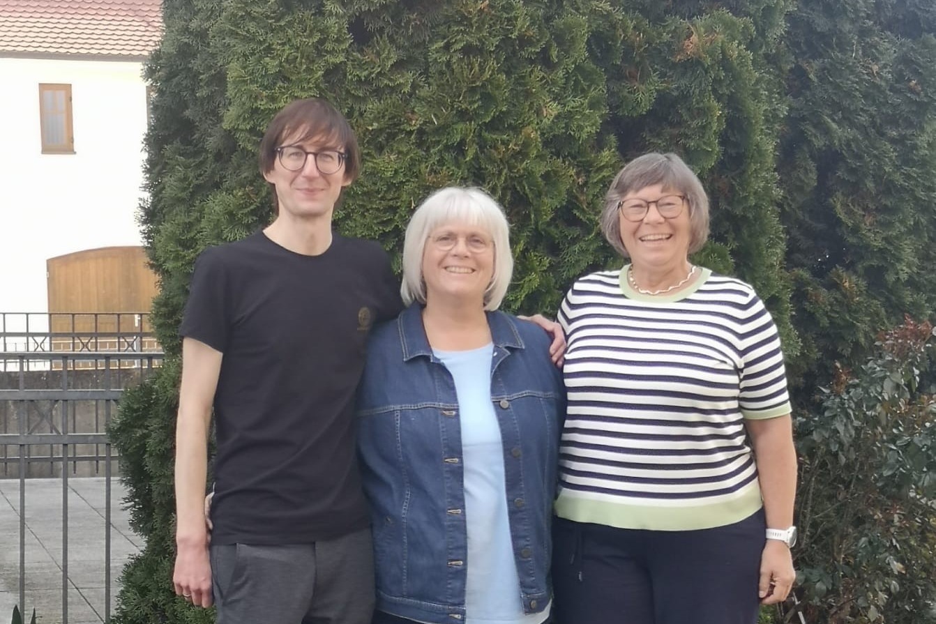 Kreisvorsitzende Christiane Bader (Mitte) mit ihren 2 Stellv. Kreisvorsitzenden Simone Vogt-Keller (rechts) und Christian Weidner (links)