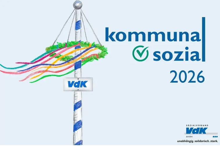 Themenbild Kommunalwahl 2026 Sozialverband VdK Bayern e.V.