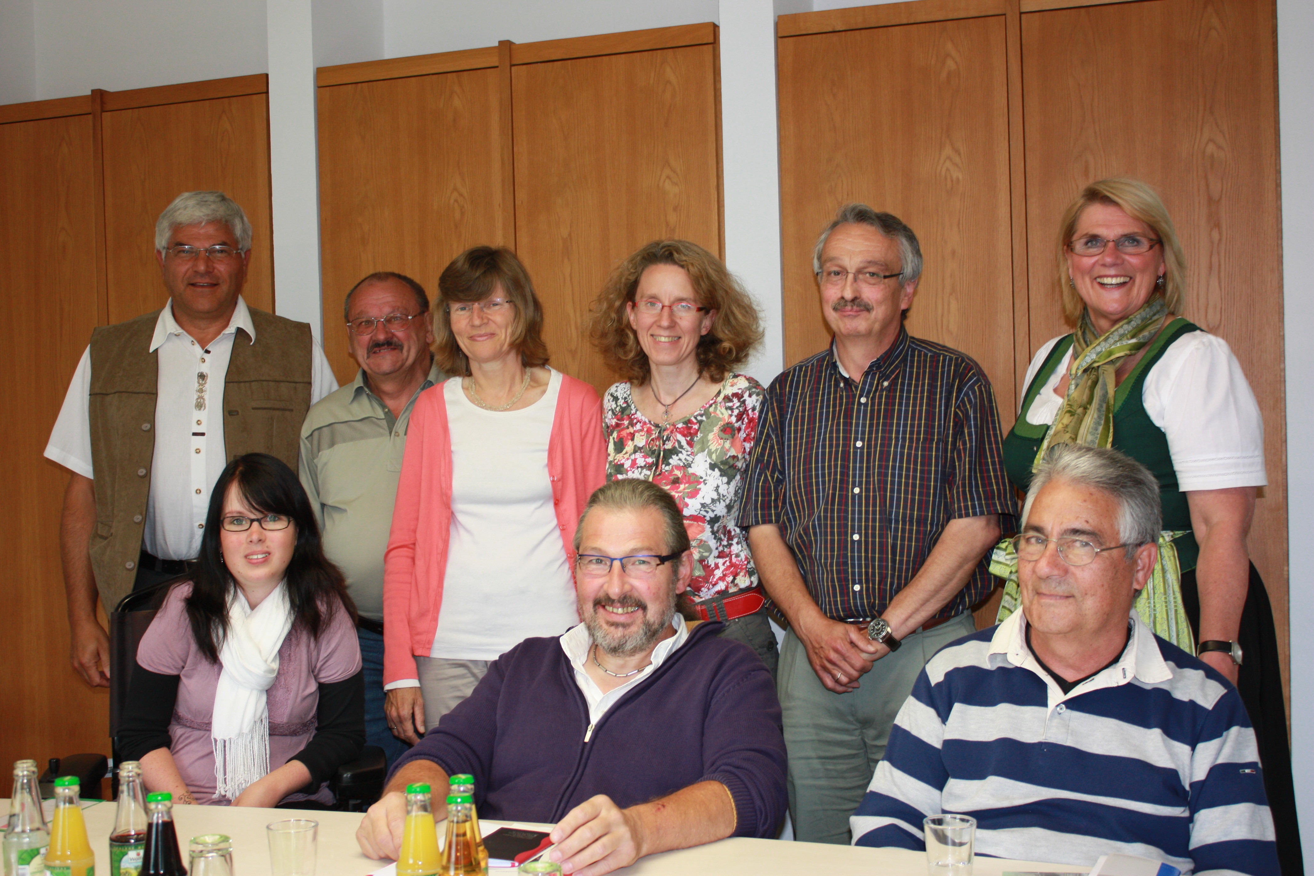 Gründungsmitglieder Behindertenbeirat Garching 9 Personen